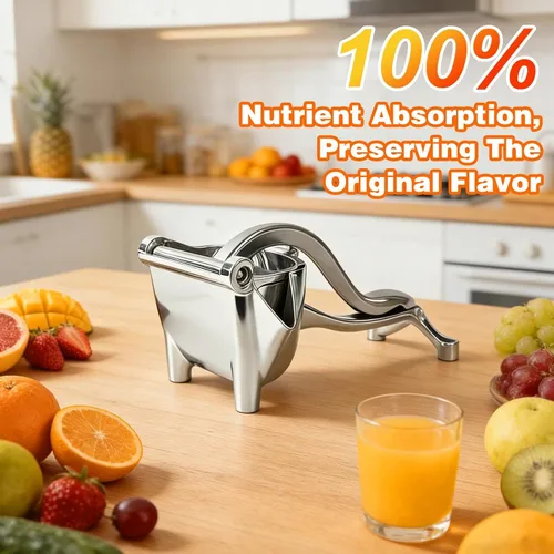 Miniatura 2 de Exprimidor manual, exprimidor de limón y prensa de cítricos, extractor de jugo de fruta fresca de aleación de aluminio, agarre ergonómico