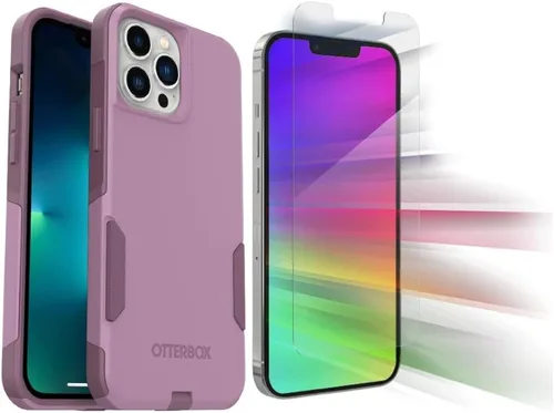 Miniatura 11 de OtterBox Commuter Series - Funda para iPhone 13 Pro Max (solo con protector de pantalla Zagg Glass Elite), embalaje no minorista, forma remachadora
