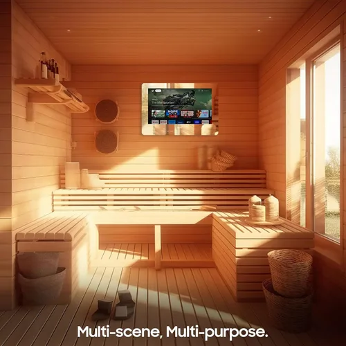 Miniatura 7 de SYLVOX TV Inteligente de 19'' Espejo Mágico de Baño Resistente al Agua LED TV 1080P 500NITS Alto Brillo Altavoces Frontales Duales Montaje en Pared