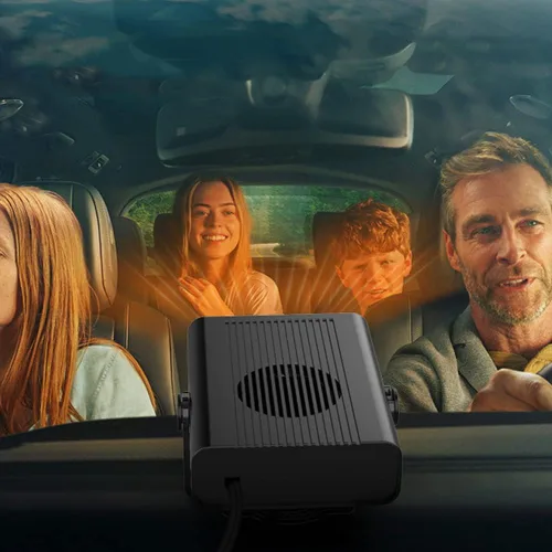 Miniatura 7 de CYDZSW Calentador de coche que se conecta al encendedor de cigarrillos 12 V 120 W, calentadores interiores portátiles 2 en 1 con calefacción