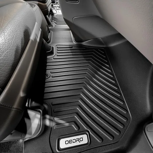 Miniatura 3 de OEDRO Alfombrillas de piso mejoradas aptas para Honda Odyssey 2011-2017, revestimientos de piso para automóvil TPE para todo tipo de clima de 3