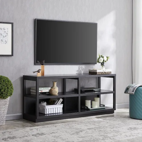 Miniatura 10 de Thalia - Soporte rectangular para TV de hasta 60" en color marrón aliso