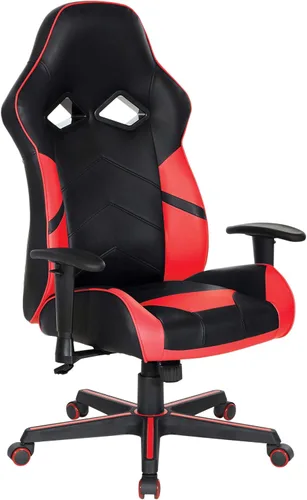 Miniatura 18 de OSP Home Furnishings Vapor - Silla ergonómica ajustable de piel sintética con respaldo alto y asiento de resorte helicoidal y flujo de aire