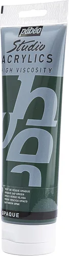 Miniatura 105 de PEBEO Studio Acrílicos de Alta Viscosidad, Acrílico Fino, 250 ml - Plata Iridiscente, 8.45 Fl Oz (Paquete de 1)