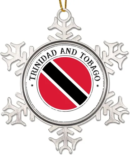 Miniatura 9 de Bandera de Argelia, adorno de Navidad para niños, bandera nacional, silueta de Argelia, decoración de Navidad, copo de nieve, adorno de metal