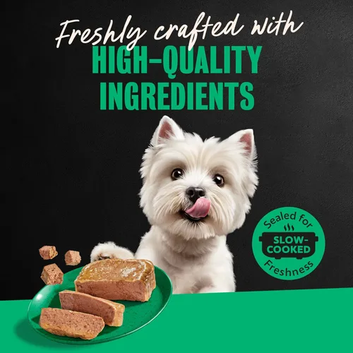 Miniatura 13 de Cesar Classic Loaf in Sauce - Alimento húmedo para perros adultos, para amantes de las aves de corral, paquete variado con pollo real, pavo o pato