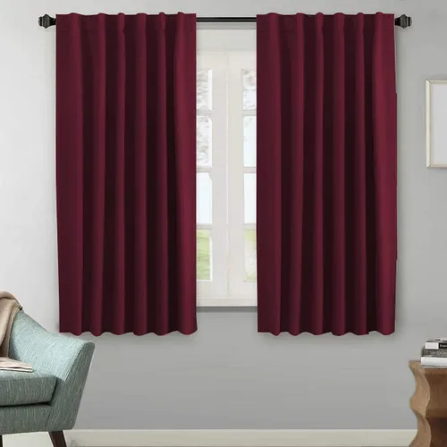 Miniatura 82 de H.VERSAILTEX Cortinas opacas con aislamiento térmico, paneles de tratamiento de ventana, cortinas opacas para oscurecer la habitación, cortinas Gris