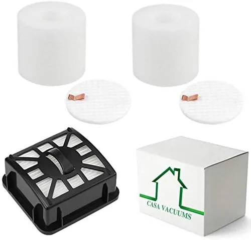 Casa Vacuums Kit de filtros 2+1 para Shark IQ Robot R101AE (RV1001AE), IQ R101 (RV1001), UR1005AE Base autovaciante. Número de pieza 107KY1000AE