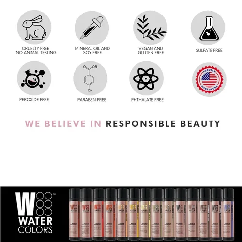 Miniatura 6 de Watercolors Champú Depositante de Color, Color de Cabello Semi Permanente 8.5 oz - MOCHA DRENCH