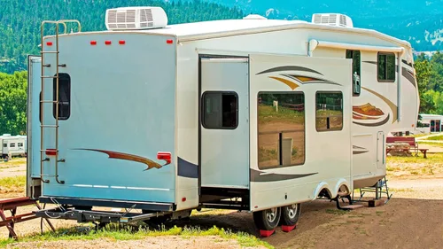 Miniatura 7 de OULEME Bloques de nivelación de caravana, sistema nivelador de caravana, 2 paquetes para remolque de viaje de rueda tándem de doble eje, incluye 2