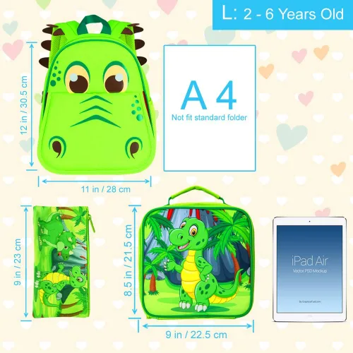 Miniatura 4 de Mochila infantil para niños y niñas, mochila para preescolar, jardín de infantes