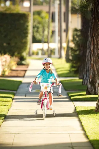 Miniatura 6 de Schwinn Cesta de bicicleta para niños, con flores iluminadas activadas por movimiento, se adapta a la mayoría de manillares de bicicleta para niños