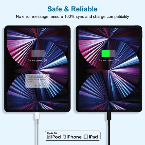 Miniatura 6 de Cargador para iPhone 17 16 15, enchufe de bloque de carga rápida USB C de 20 W y cable tipo C a C de 6 pies largo para Apple iPhone 17 Pro Max/17