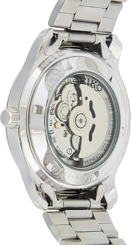 Miniatura 2 de SEIKO 5 Reloj automático de acero inoxidable con esfera azul SNKP17J1 para hombre, Negro -, Moderno