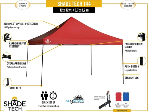 Miniatura 3 de Quik Shade Toldo de pierna recta de 12 x 12 pies