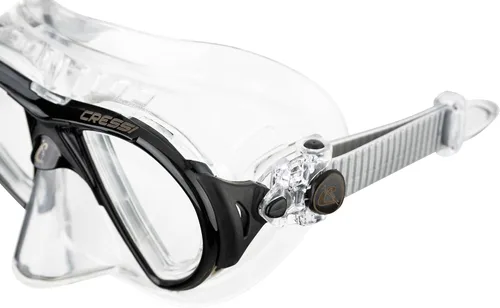 Miniatura 4 de Cressi Máscara de buceo de alta gama para adultos, fabricada en silicona de cristal revolucionario, cristal evolutivo de ojos grandes fabricado