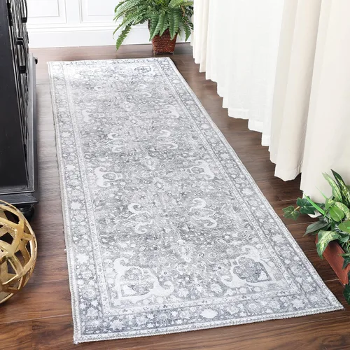 Miniatura 15 de Superior Alfombra de pasillo de interior para sala de estar, dormitorio, cocina/comedor, oficina, única, alfombras con respaldo de algodón