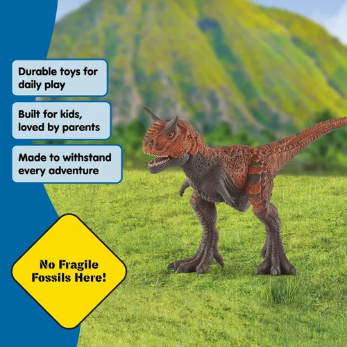 Miniatura 5 de Schleich Dinosaurios – Figura realista de Carnotaurus con mandíbula movible – Juguete de dinosaurio grande – Figura de dinosaurio prehistórica