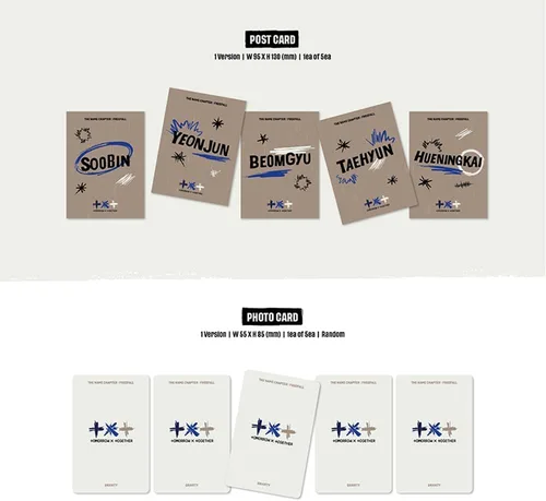 Miniatura 4 de TXT TOMORROW X TOGETHER - El Capítulo del Nombre: FREEFALL 3er álbum GRAVITY Ver (HUENINGKAI)