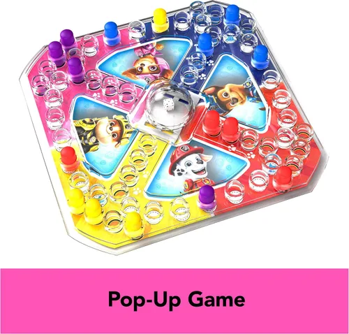 Miniatura 4 de PAW Patrol: The Movie, Paquete de 4 Juegos de Adventure City Memory Match, Pop-Up, Dominó de Madera y Juegos Lookout, Juguetes de PAW Patrol