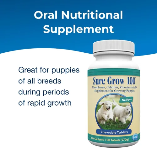 Miniatura 2 de Suplemento para perros Sure Grow, 100 comprimidos