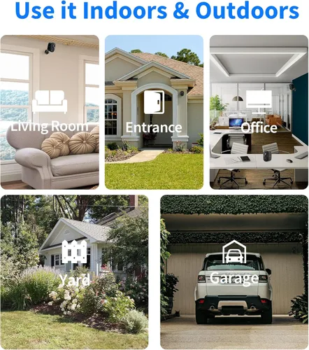Miniatura 8 de Cámaras de seguridad inalámbricas 2K – Cámaras de seguridad WiFi para exteriores, visión nocturna a color, detección AI/PIR, conversación de 2 vías