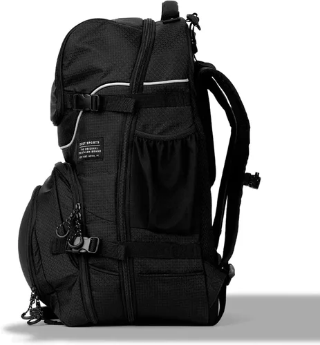 Miniatura 6 de Zoot Ultra Tri Bag, mochila de transición de triatlón con almacenamiento húmedo para hombres y mujeres atletas, día de carrera, viajes y tren, negro