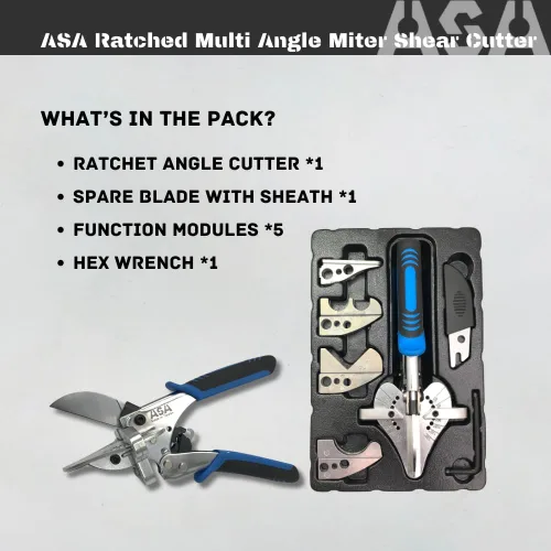Miniatura 2 de ASA TOOL GBK-84 - Cortador de canaleta asistido por potencia de oro negro - Corte sin esfuerzo para trabajos difíciles