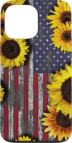 Miniatura 24 de American Flag with Sunflowers Case for iPhone 17