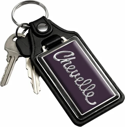 Miniatura 12 de Brotherhood Car Key Chain for Chevelle - Classic Models Keychain for Men and Women 1) Negro medianoche