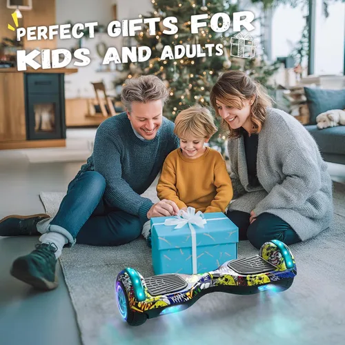 Miniatura 6 de SISIGAD Scooters for Kids Ages 7-12, with Built-in Bluetooth Speaker and 6.5" Colorful Lights Wheels, Safety Certified Self Balancing Scooter