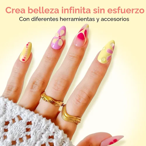 Miniatura 4 de Makartt - Esmalte de uñas en gel claro con efecto floreciente, 15ml, UV LED, que se quita con remojo, para arte de uñas, efecto de dispersión