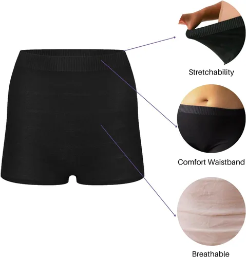 Miniatura 3 de Brief Transitions Bragas desechables posparto sin costuras para mujer, Blanco