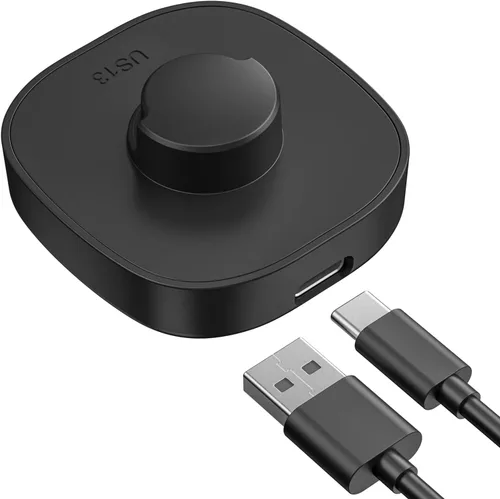 Miniatura 4 de Compatible with Ring Gen3 Charger Size 6, Fast and Safe Charging Dock with USB-C Cable, Travel-Friendly Design for Smart Ring (Black)