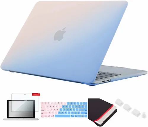 Miniatura 22 de Se7enline Funda rígida compatible con MacBook Pro 2021-2025 de 14 pulgadas para A3434 A2442 A2779 A2918 A2992 A3112 A3401 M5 M4 M3 M2 M1 y teclado