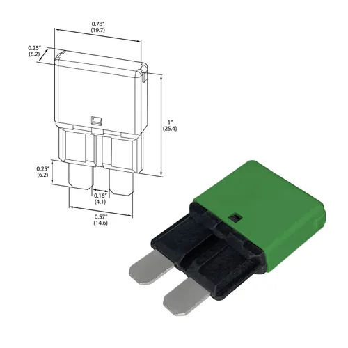 Miniatura 3 de Fusible de disyuntor ATC/ATO de reinicio automático de 30 amperios para automóvil, RV, automóvil, camión, protección de batería, reinicio
