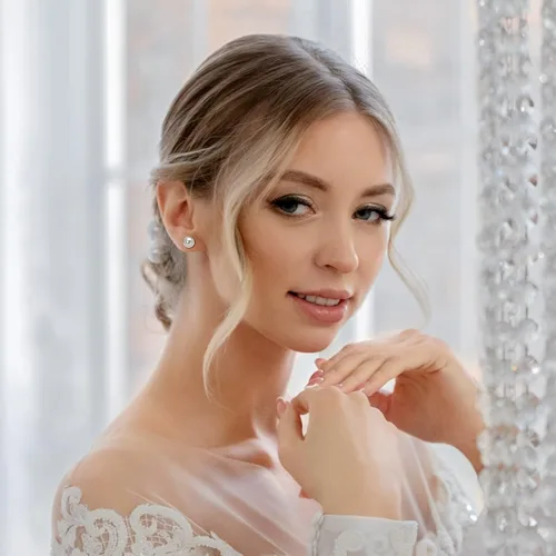 Miniatura 6 de Aretes de perlas para mujer, chapados en oro de 18 quilates, seleccionados a mano, perlas cultivadas de agua dulce AAAA, hipoalergénicos, regalo