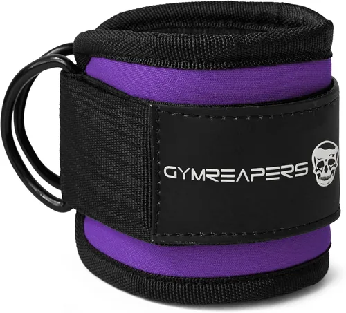 Miniatura 7 de Gymreapers - Correas de tobillo para Kickbacks en máquinas de cable, entrenamientos de glúteos, ejercicios de la parte inferior del cuerpo - Correas