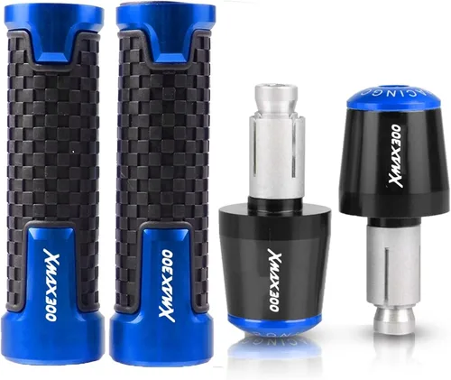 Miniatura 9 de Motorcycle for Y&AMAHA XMAX300 All Years Xmax 300 2017 2018 2019 2020 2021 Motorcycle 7/8'' 22mm Hand Handle Grips Handlebar Grip Ends Plug