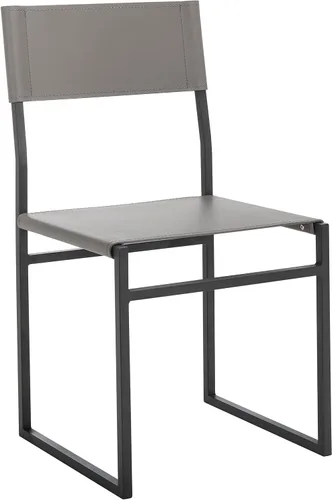 Miniatura 13 de SAFAVIEH Home Collection Layne Silla de comedor negra para sala de estar (totalmente montada)