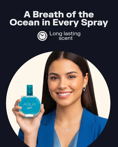 Miniatura 6 de PB ParfumsBelcam Aqua Eau de Toilette en espray para mujer – Perfume floral fresco afrutado con mandarina, fresia, almizcle y notas de madera