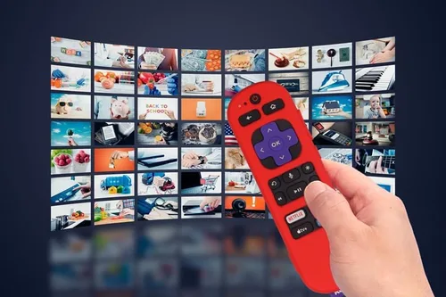 Miniatura 6 de Hi Color Funda de silicona para Roku Streaming Stick 4k, Roku Express 4K+ Remote, Roku Voice Remote (oficial) RCA1R 2023, cubierta remota Roku Negro