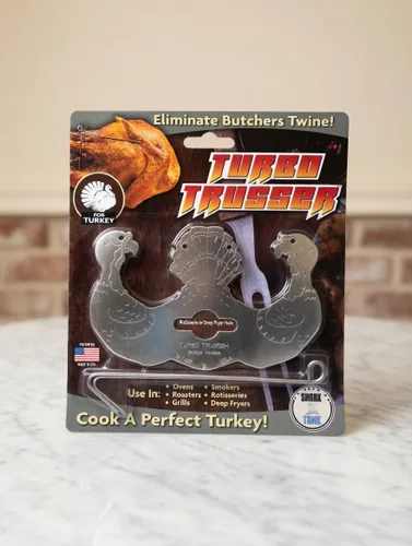 Miniatura 2 de para pavo I Visto en Shark Tank I Cocina uniformemente para carne más jugosa I De acero inoxidable y apto para lavavajillas I Fácil para horno