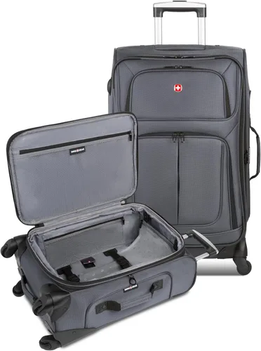 Miniatura 233 de SwissGear - Equipaje suave expandible Sion con ruedas, Negro