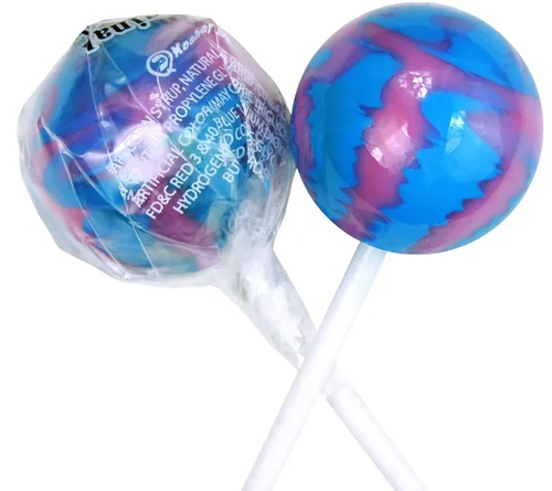 Paletas gourmet originales, algodón de azúcar, 30 unidades, multicolor