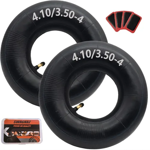 Miniatura 11 de 4.10/3.50-4 Tubos 4.10 3.50-4 Cámara de aire para neumáticos resistente de mano, triciclo eléctrico, carretillas, carritos de una rueda, cortacésped
