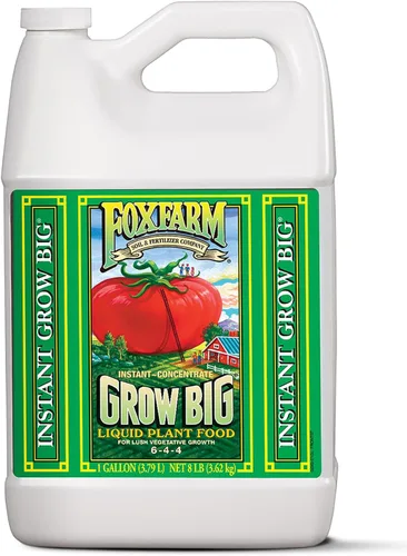 FoxFarm Grow Big - Alimento líquido para plantas en floración - Fertilizante para flores, frutas y verduras, perfecto para plantas en macetas de
