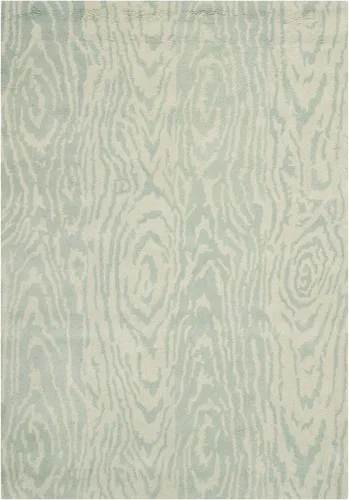 MARTHA STEWART x SAFAVIEH MSR4534D - Alfombra de lana sintética hecha a mano de 9 x 12 pies, color gris niebla Gris (Grey Mist)