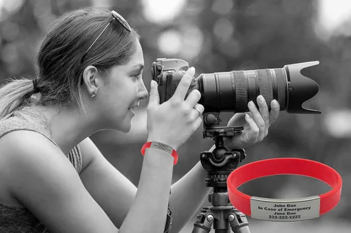 Miniatura 27 de Pulsera de identificación médica personalizada - Pulsera de seguridad para personas mayores grabada personalizada - Alerta de Alzheimer