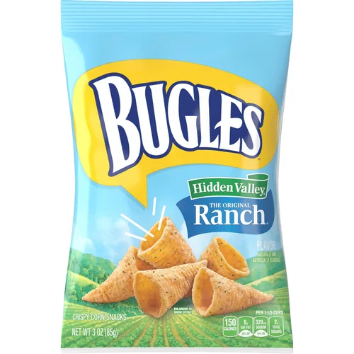 Miniatura 6 de Bugles Bocadillos de maíz con queso y chile, 3 onzas (paquete de 6)